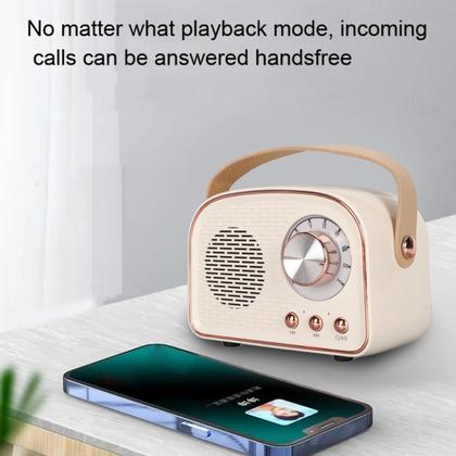 Imagem de Alto-falante Bluetooth Sanpyl Retro Vintage Decor 8h Playtime