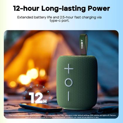 Imagem de Alto-falante Bluetooth Tribit StormBox Mini+ 12W IPX7 à prova d'água