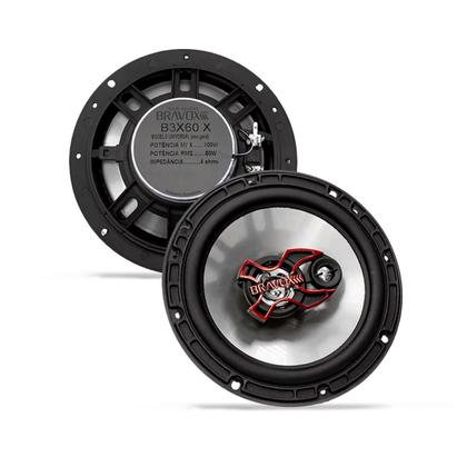 Imagem de Alto Falante Kit Fácil Bravox 6x9 Pol + 6 Pol 240w RMS Linha X