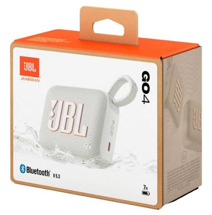 Imagem de Alto-falante Portátil Bluetooth Jbl Go 4 Cor Branco