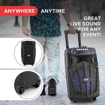 Imagem de Alto-Falante Portátil Bluetooth Pyle 880W com Microfone Sem Fio