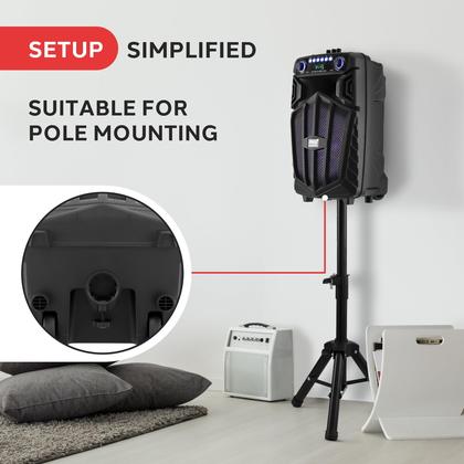 Imagem de Alto-Falante Portátil Bluetooth Pyle 880W com Microfone Sem Fio