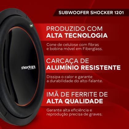 Imagem de Alto Falante Subwoofer 12 Polegadas 480W 4+4O 1201 UltraVox