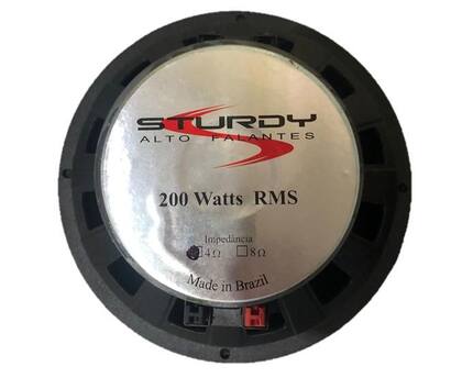 Imagem de Alto Falante Subwoofer 8 Polegadas Sturdy 200 Watts RMs