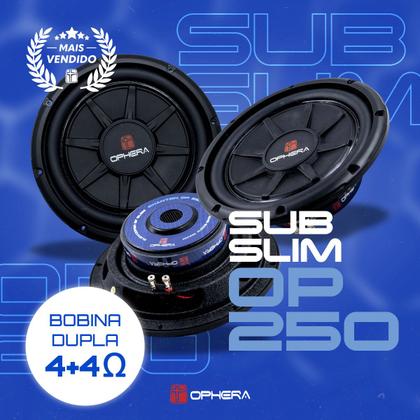 Imagem de Alto Falante Subwoofer Slim 10 Pol 250w Rms 4+4 Ohms Op250 Phantom Ophera