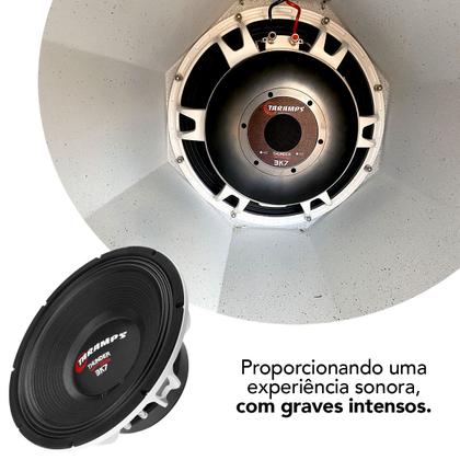 Imagem de Alto Falante Subwoofer Taramps Thunder Bass 3K7 15 Polegadas 1200W RMS 4 Ohms 7Driver