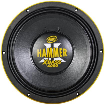 Imagem de Alto Falante Woofer Eros 12" E12 Hammer 4000 Xbass 2000W Rms 4000W Pmpo 4 Ohms