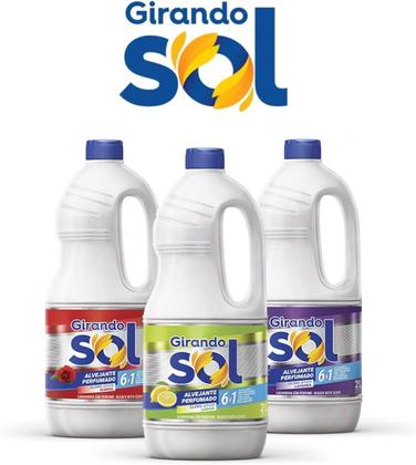 Imagem de Alvejante com Cloro Girando Sol 2 Litros Lavanda