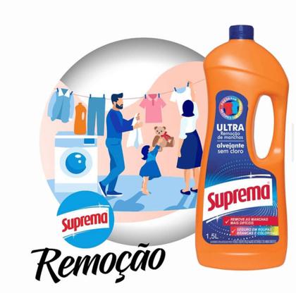 Imagem de Alvejante Sem Cloro Ultra Remoção de Manchas Suprema 1,5L