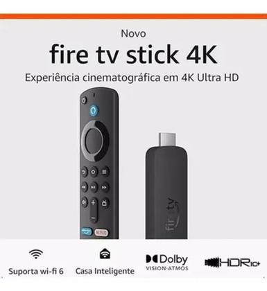 Imagem de AM. Fire Stick 4k Wi-fi 6 Com Alexa Por Voz Inteligente ORIGINAL