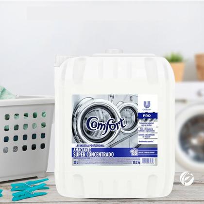 Imagem de Amaciante Comfort 20L Profissional Concentrado Rende 20 Toneladas Maciez Perfume Cápsulas Industrial