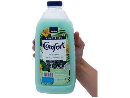 Amaciante Comfort Brisa Tropical Diluído 1,8L Imagem de Amaciante Comfort Brisa Tropical Diluído 1,8L