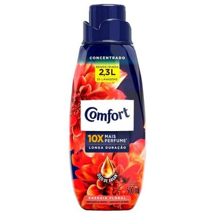 Imagem de Amaciante Comfort Concentrado Energia Floral 500ml Embalagem c/ 12 Unidades