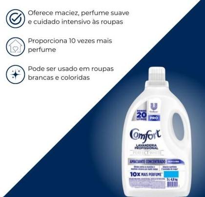 Imagem de Amaciante Comfort Concentrado Perfect White 5L