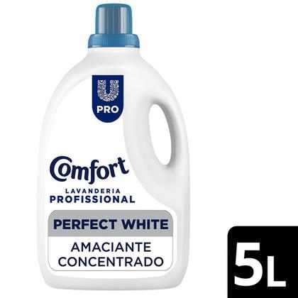 Imagem de Amaciante Comfort Lavanderia Perfect White Concentrado Profissional 5L