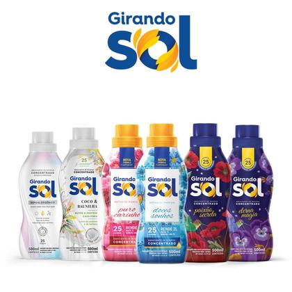 Imagem de Amaciante Concentrado Paixão Secreta Girando Sol 500Ml, Amaciante De Roupas Concentrado, Vermelho, Nova Fórmula E Mais I