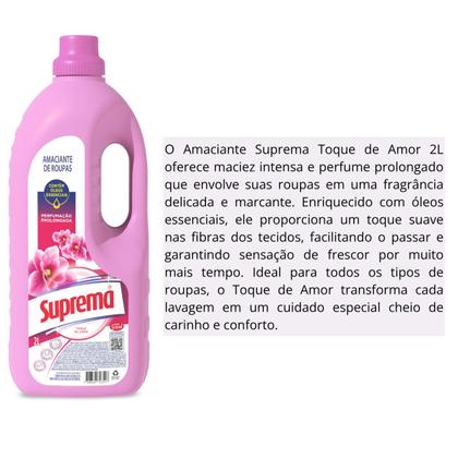 Imagem de Amaciante Concentrado Para Roupa Suprema 2 Litros Varias Fragrâncias