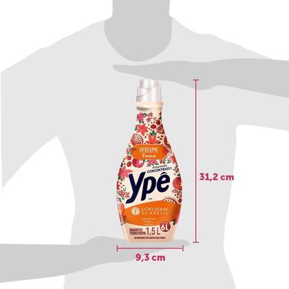 Imagem de Amaciante Concentrado Ypê 1,5L Frasco LOccitane Ninfa das águas