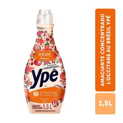 Imagem de Amaciante Concentrado Ypê 1,5L Frasco LOccitane Ninfa das águas