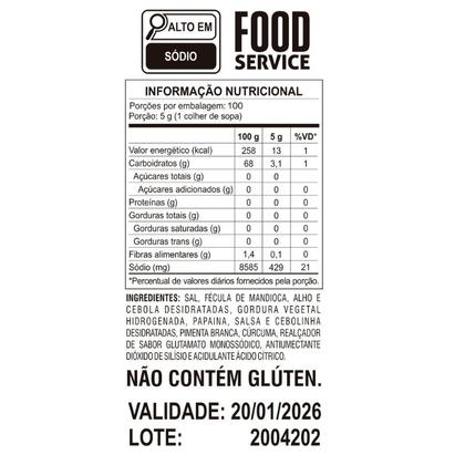 Imagem de Amaciante De Carnes - Embalagem Com 1kg