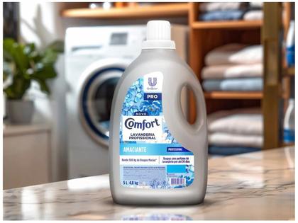 Imagem de Amaciante de Roupa Comfort Pro Lavanderia Profissional Concentrado Galão 5L  Kit 2un