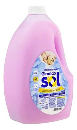 Imagem de Amaciante de Roupa Diluído Rosas e Lavanda Girando Sol Galão 5l