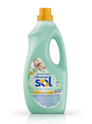 Imagem de Amaciante de Roupas Girando Sol 2 Litros Frescor Herbal