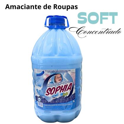 Imagem de Amaciante de Roupas Sophia Soft 5 Litros Concentrado - Direto da Fábrica