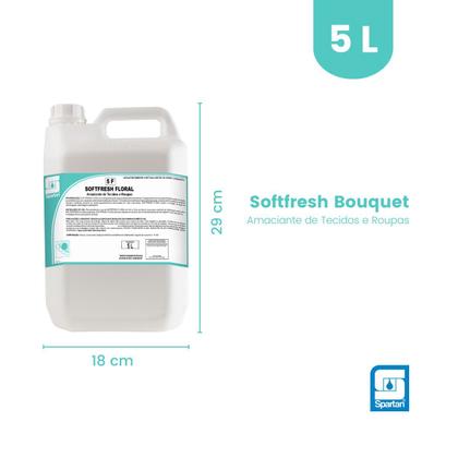 Imagem de Amaciante de Tecidos e Roupas Softfresh Floral 5 L Spartan