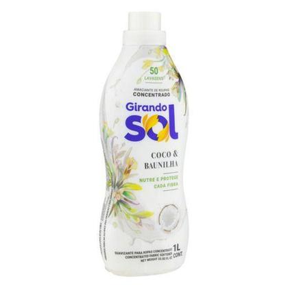 Imagem de Amaciante Roupa Concentrado Coco & Baunilha Girando Sol 1 Lt