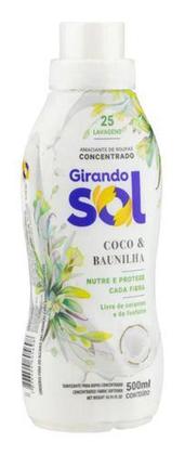 Imagem de Amaciante Roupa Concentrado Coco & Baunilha Girando Sol 1 Lt
