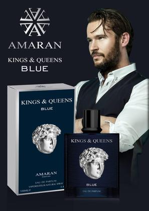 Imagem de Amaran Kings & Quenns Blue Eau Parfum Perfume Masculino