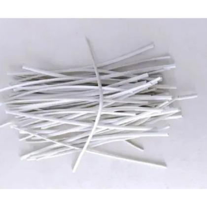 Imagem de Amarrilho lacre fecho arame branco com 1000 peças 8cm cada