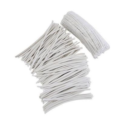 Imagem de Amarrilho lacre fecho arame branco com 1000 peças 8cm cada