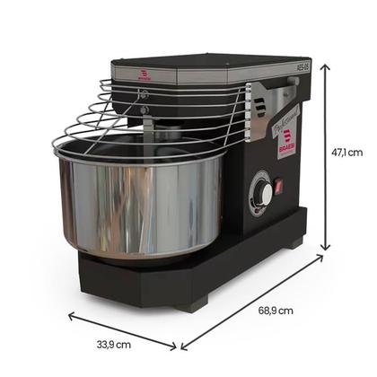 Imagem de Amassadeira Espiral 5 Kg Preta AES-05 Braesi