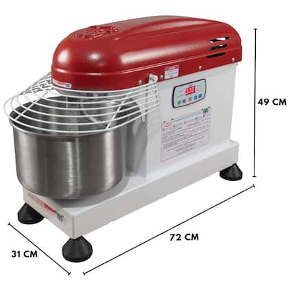 Imagem de Amassadeira Espiral 5 Kg Profissional Masseira 4 Velocidades Digital AEM-5 PRO Maná