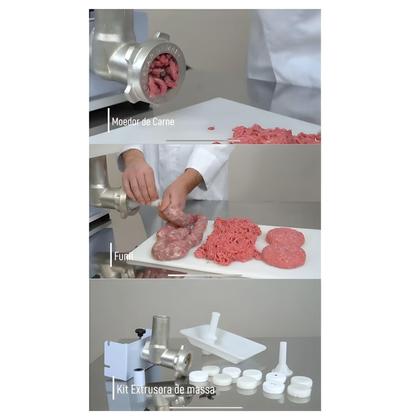 Imagem de Amassadeira Semi Rapida Com Extrusora E Moedor 3Kg Aeli-310 G2 220V - Braesi