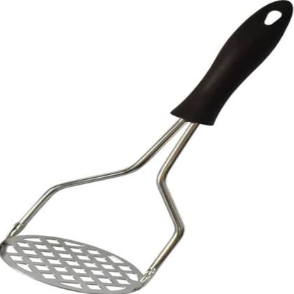 Imagem de Amassador Batata Legumes Feijão Aço Inox Cabo Reforçado 24cm