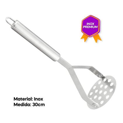 Imagem de Amassador Batatas Espremedor Manual Legume Multiuso Aço Inox