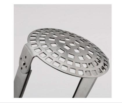 Imagem de Amassador de Batata e Legumes Manual Aço Inox Cabo Plástico - TOP UTIL