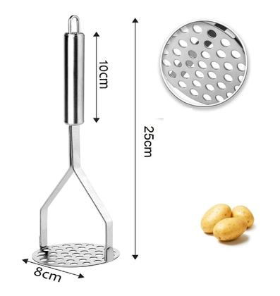 Imagem de Amassador De Batata Legumes Linha Inox Pratico Cozinha