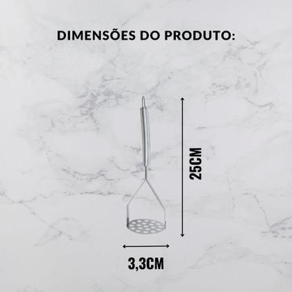 Imagem de Amassador De Batatas Inox - Ad