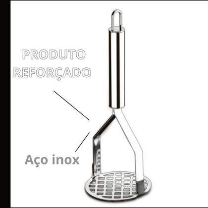 Imagem de Amassador de Batatas Linha Cook 26cm Aço Inox - Original