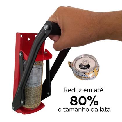 Imagem de Amassador De Latinhas Cerveja Refrigerante Manual Resistente