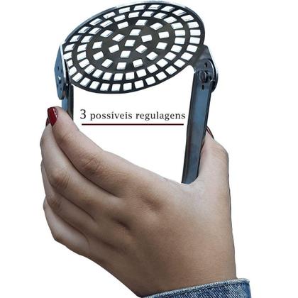 Imagem de Amassador Espremedor Batatas Purê Manual Inox Preto Ø4x27cm - Dap