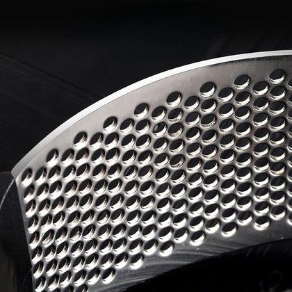 Imagem de Amassador Espremedor Triturador De Alho Manual Inox Cozinha