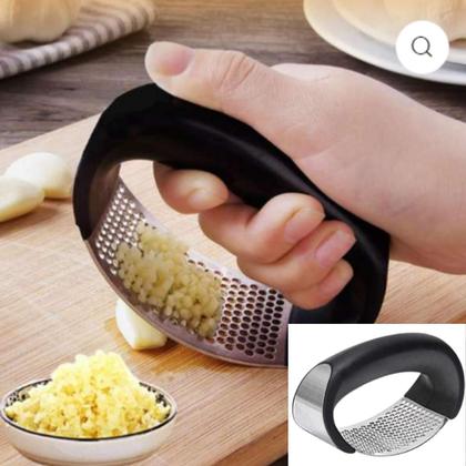 Imagem de Amassador Inox Para Alho Alta Durabilidade Cabo Ergonômico