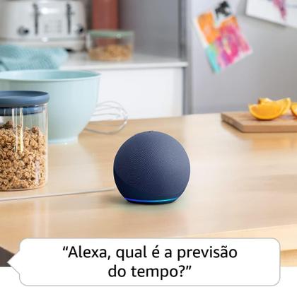 Imagem de Amazon Alexa Echo Dot Preta Assistente de Voz Compacta para Casa Inteligente, Som Envolvente e Controle por Comandos de Voz