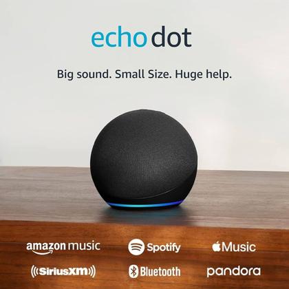Imagem de Amazon Echo Dot Alexa 5ª Geração - Charcoal