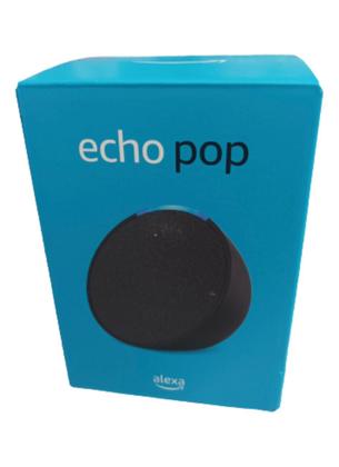 Imagem de Amazon Echo Pop com assistente virtual Alexa - Charcoal - white